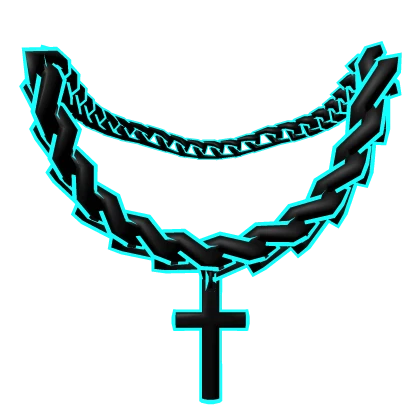 Cartoony Blue Cross Chain | Roblox Item - Rolimon's