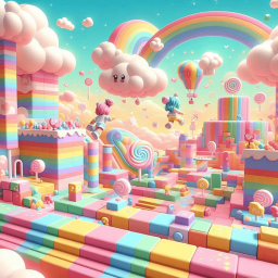 🌈Rainbow Pastel Obby! 🌈