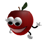 Dancing Red Apple