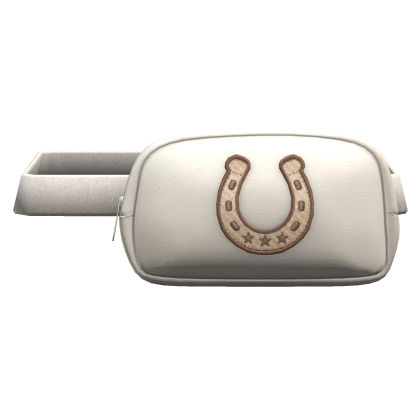 Equestrian Treat Waist Bag White