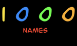 1000 names