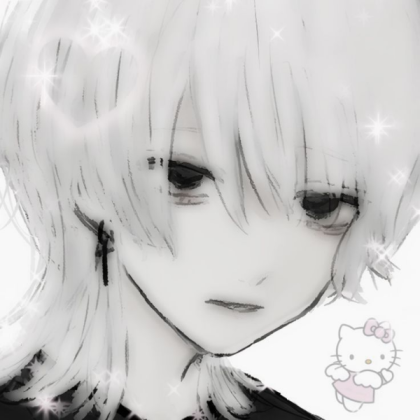 Cyber white y2k anime guy Roblox decal