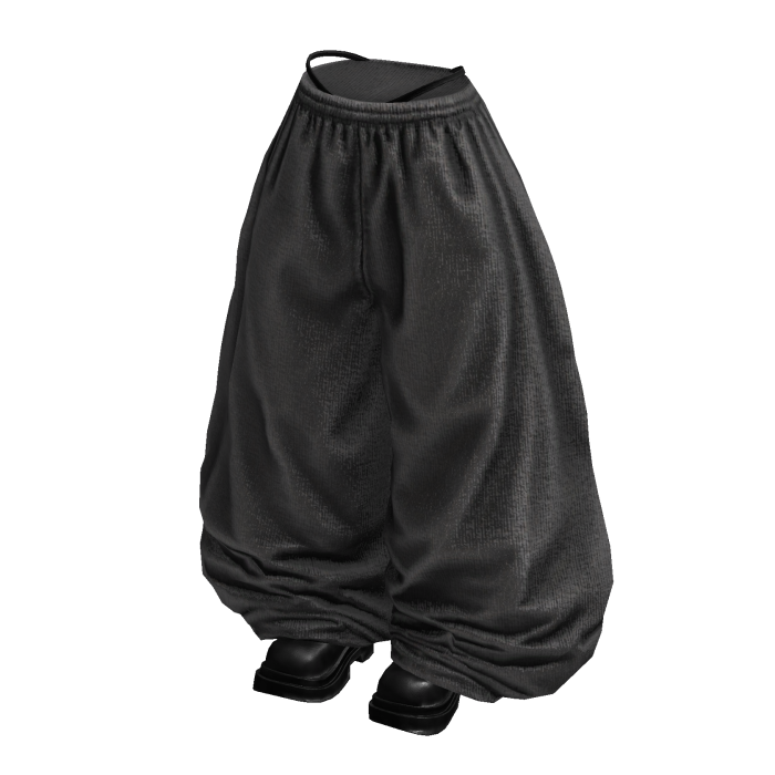 Fade Balloon Sweatpants (Grey Black)