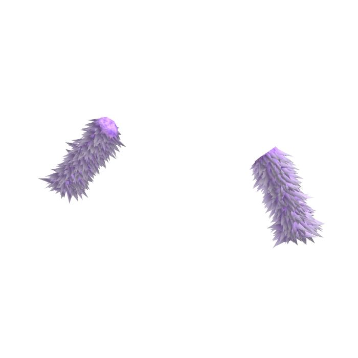 Violet Furry hand warmer cover gloves