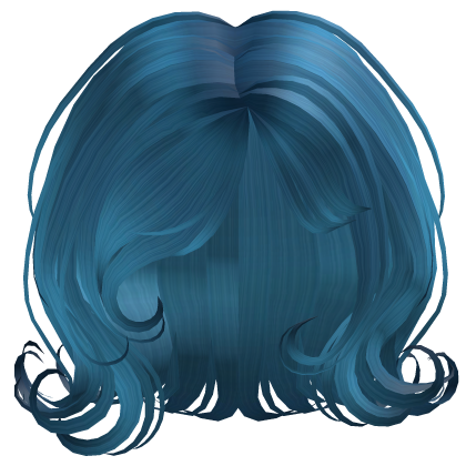 Aqua Messy Waves Hair Roblox item