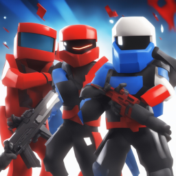 Red VS Blue capture the flag.