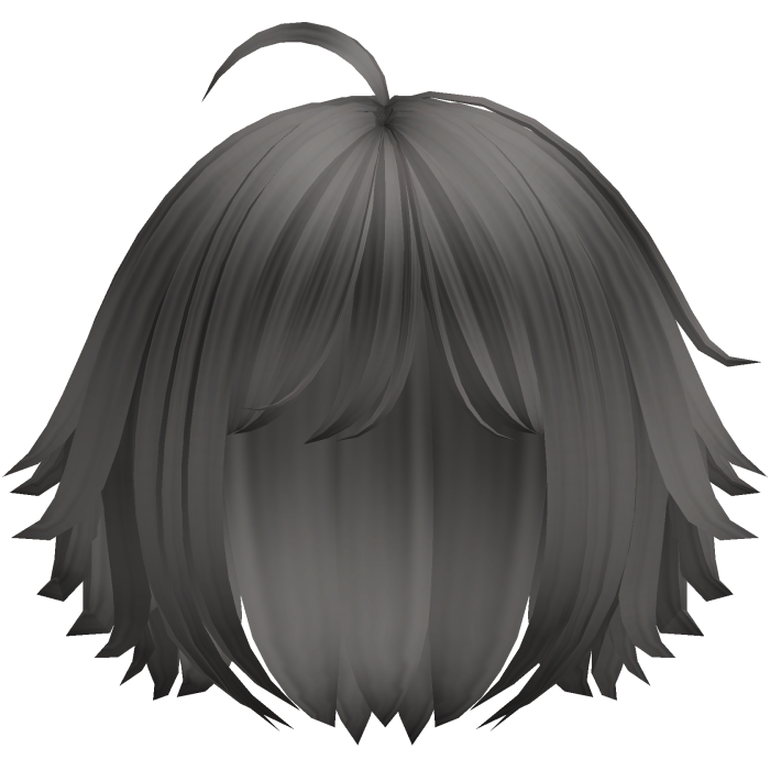  cute messy short bob in grey