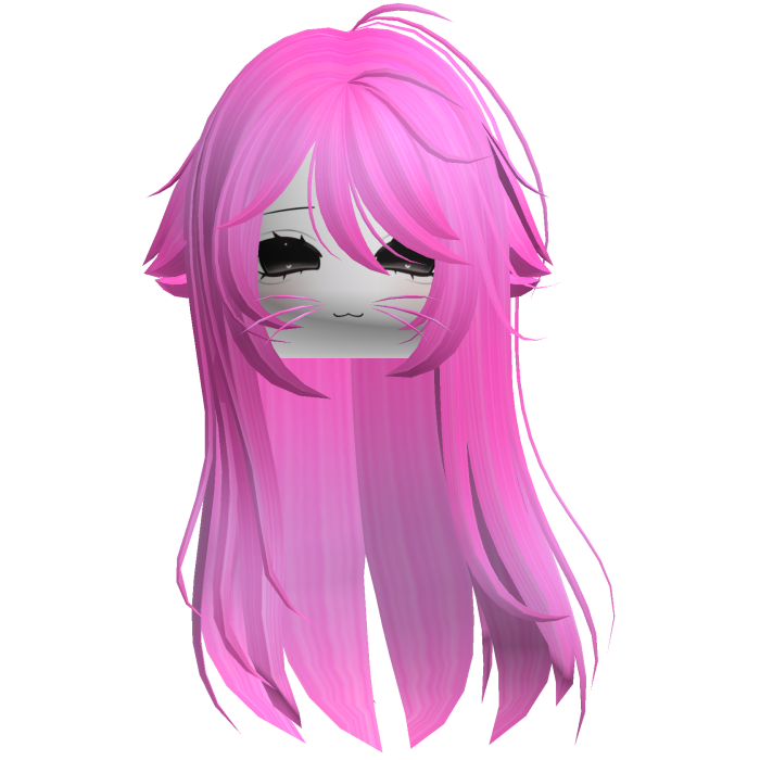 Pink Hair Shy Moe Com Cat Girl