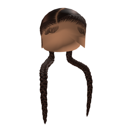  ★☆ Side Part Dutch Braids In Brown Roblox item