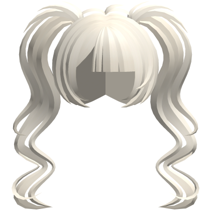 fluffy moe long swirly ponytails blonde