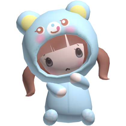 ♡ ꒰ fawn hair popo-chan plush doll on ur head ꒱ ♡