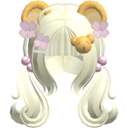 blonde whimsy kero chan cute hair w ears