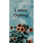 1 robux clothing