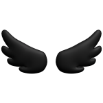 Black Angel Wings