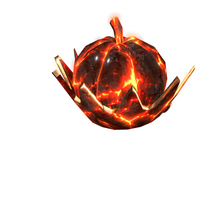 Glowing Lava Pumpkin Head [ EMISSIVE ]