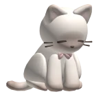 cute siamese cat pet companion on head