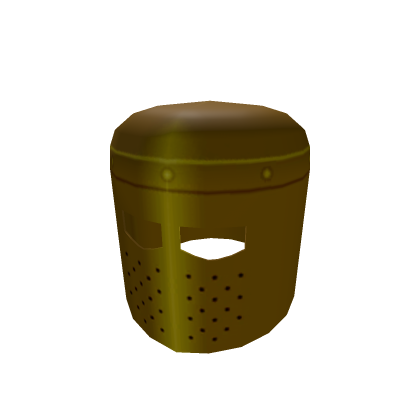 Golden Knight Helmet