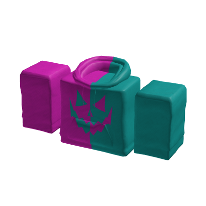Teal and Magenta Halloween Hoodie