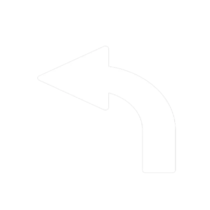 Left Arrow Decal (No Background)
