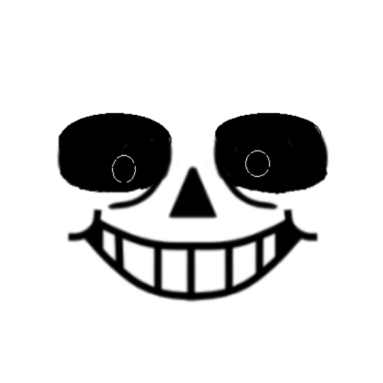 Horror Sans Face - Old . Roblox decal