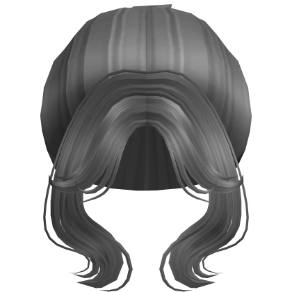 Soft Princess Wavy High Bun (Gray)