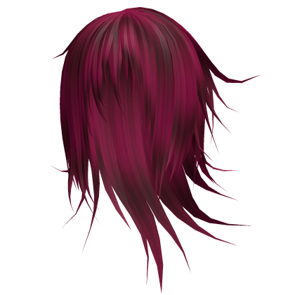 Hot Pink Emo Vkei Windy Long Model Hair 74. 