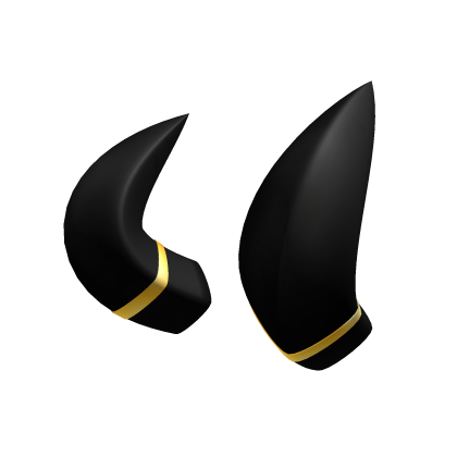 Abyss Black Horns Roblox item