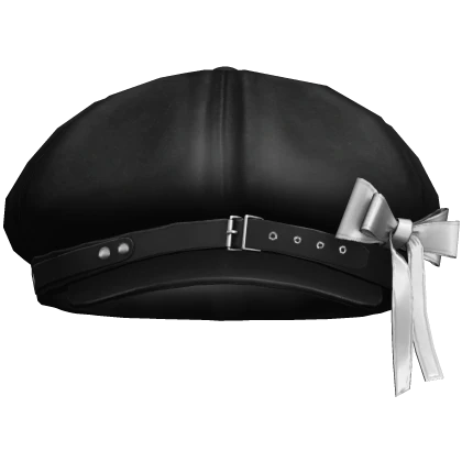 Black Beret Cap with Bow | Roblox Item - Rolimon's