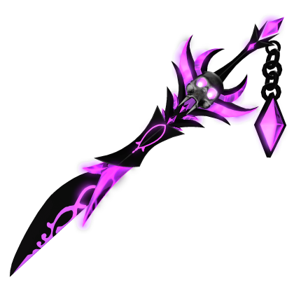 🔆 Black Purple Evil Grim Reaper Sword [Emissive] Roblox item