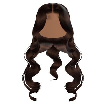 ⚜️• Curly Bangs W/ Fishtails (Brown)