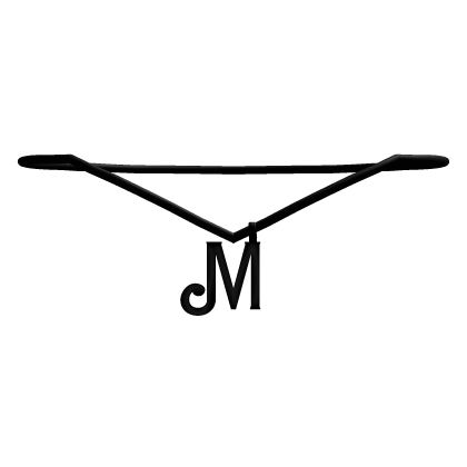 ꒰1.0꒱ BB initial necklace: M
