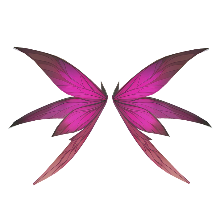 Pink Fairy Butterfly Wings