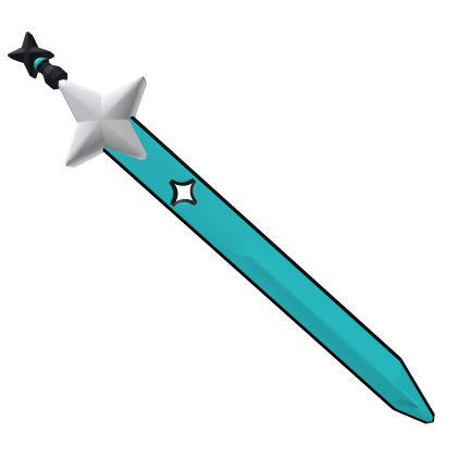 Cyan Star Sword on Back [STARLINE]