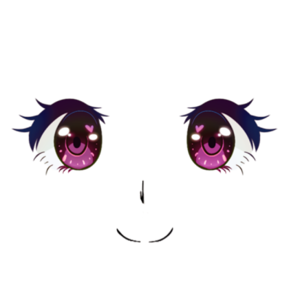 Kawaii Anime Face Roblox decal