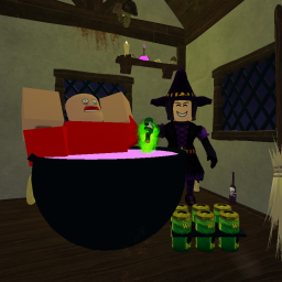 Cart ride to escape from the Witch's cauldron!