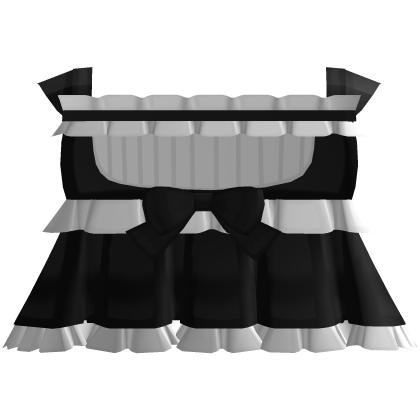 ♪ (๑ᴖ◡ᴖ๑) ♪ Black Ruffled Heart Baby Doll Dress
