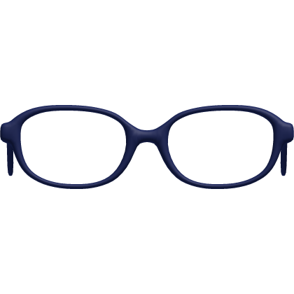  ♡ ꒰ navy kawaii derpy big oversized glasses ꒱ ♡