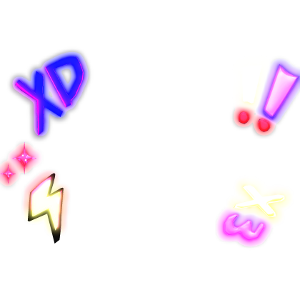 (GLOWING) punk scene emo neon filter