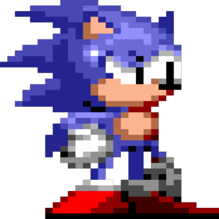 Pixel Sonic [By Masky] Roblox decal