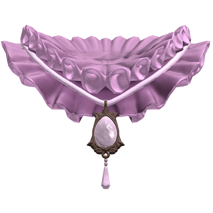 Pink Jester Neck Ruffle 1.0