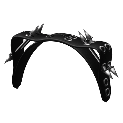 Gothic Black Spiked Cat Ears Headband