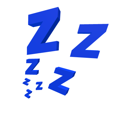 Blue Sleeping Z's - Roblox