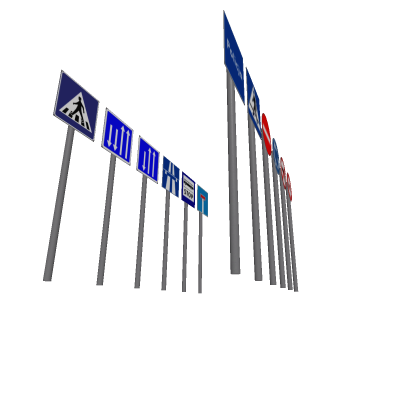 Polish road signs pack