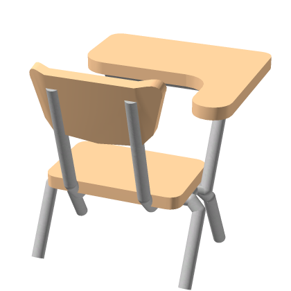 School Desk+chair Pack Minimal Modern Decor