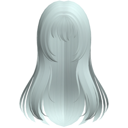 teal sharp shoujo anime straight hair
