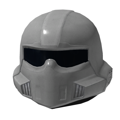 Helldivers B-01 Silver Helmet (PBR)