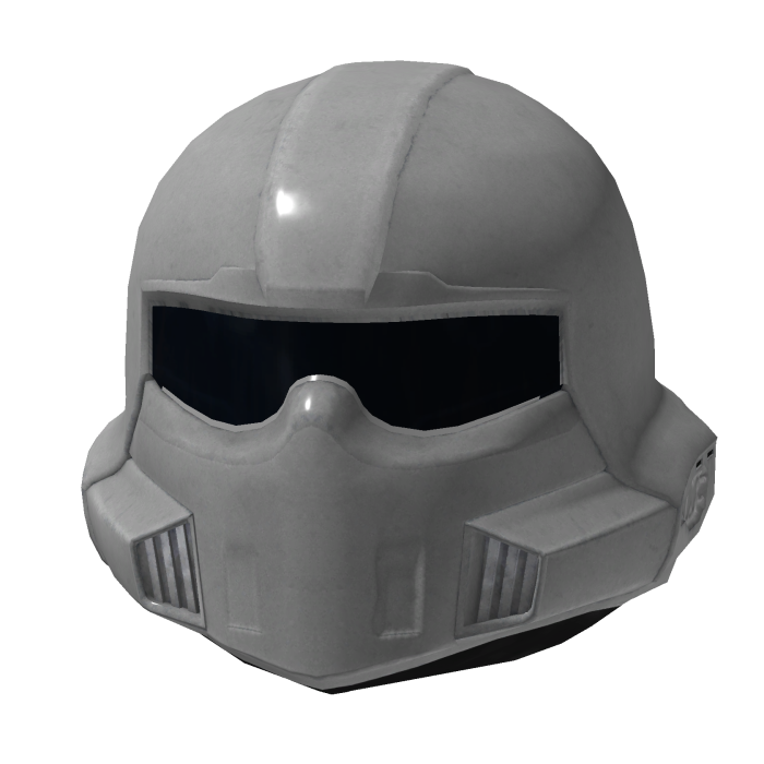 Helldivers B-01 Silver Helmet (PBR)