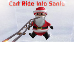 Cart ride into Santa