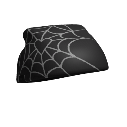 Black Spider Webbed Beanie Roblox item