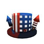 Star Spangled Top Hat